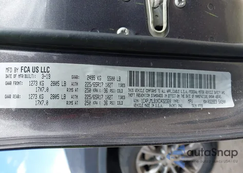2019 Jeep Cherokee Latitude Plus from USA, damaged, VIN 1C4PJMLB1KD432320